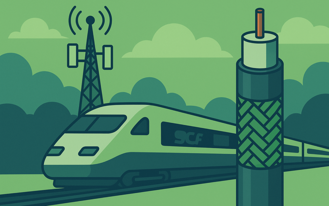 Les câbles coaxiaux dans le ferroviaire : exigences et solutions